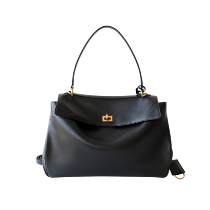 Bolso de mano de piel inspirado en BALENCIAGA-RODEO para mujer