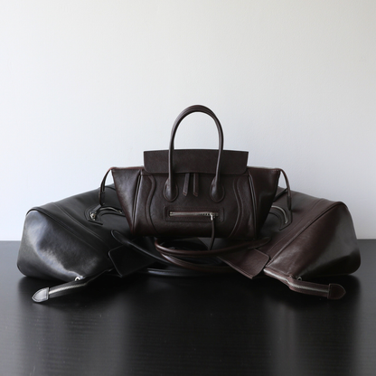 The C-Phantom-Inspired Vegetable-Tanned Leather Handbag