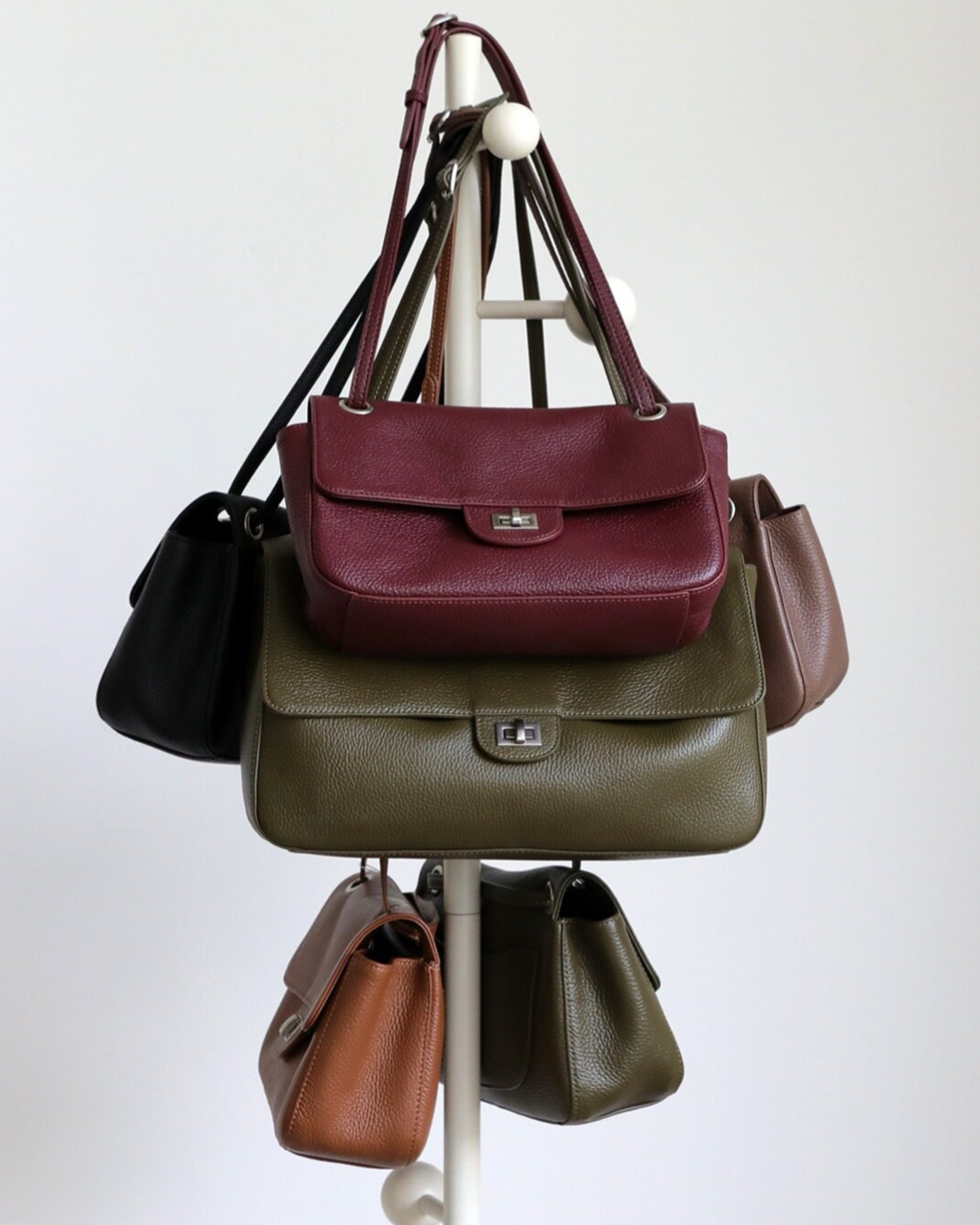 MaxiFlap Leather Shoulder Bag
