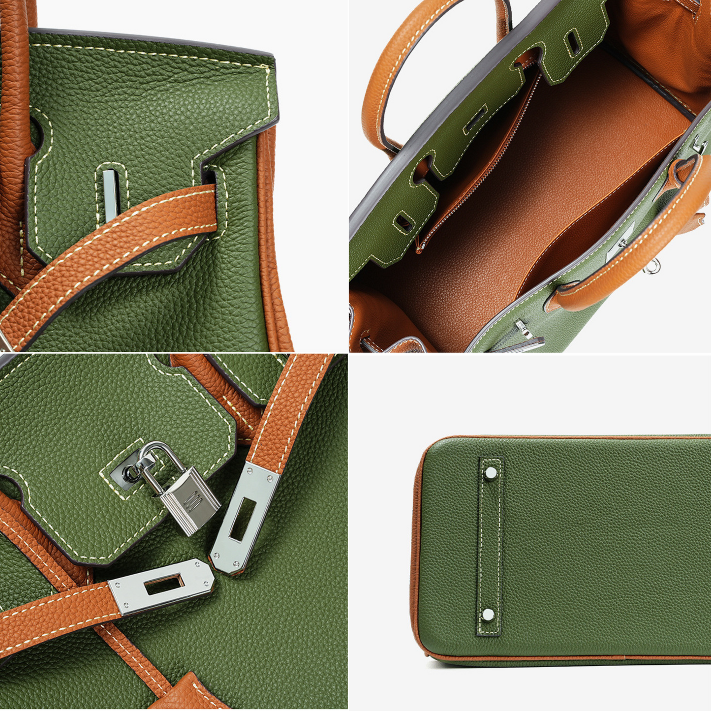 Bespoke handcrafted leather handbag