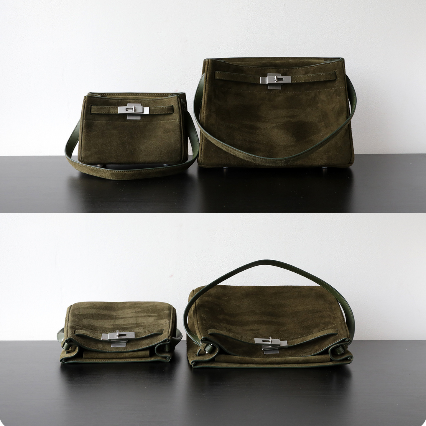 Slim Underarm Luxurious Leather Shoulder Bag
