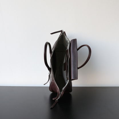 The C-Phantom-Inspired Vegetable-Tanned Leather Handbag