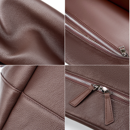 Minimalist Soft‑Grain Leather Tote Bag