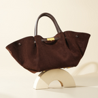 Structured Luxurious Leather Tote Bag