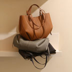 Luxurious Textured Leather Shoulder Bag