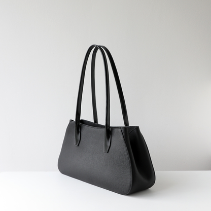 Alger Geometric Inspired Leather Shoulder Bag