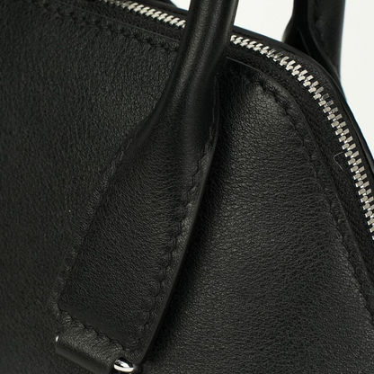 Mini Structured Leather Tote Bag