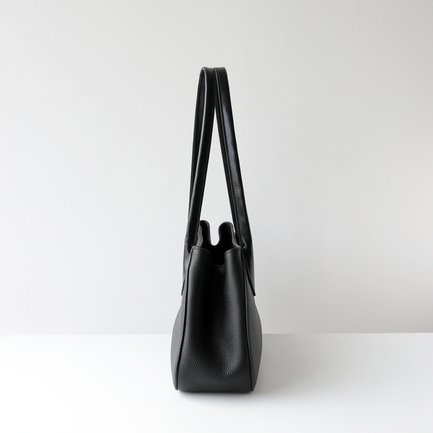Alger Geometric Inspired Leather Shoulder Bag