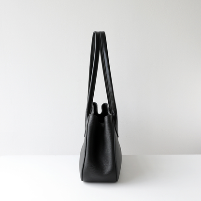Alger Geometric Inspired Leather Shoulder Bag