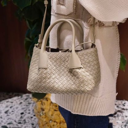 Die „Row-Margaux-inspirierte“ luxuriöse Leder-Tragetasche