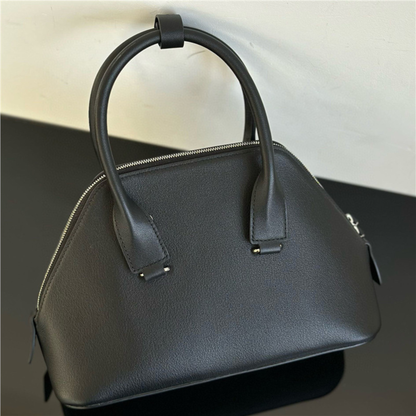 Mini Structured Leather Tote Bag