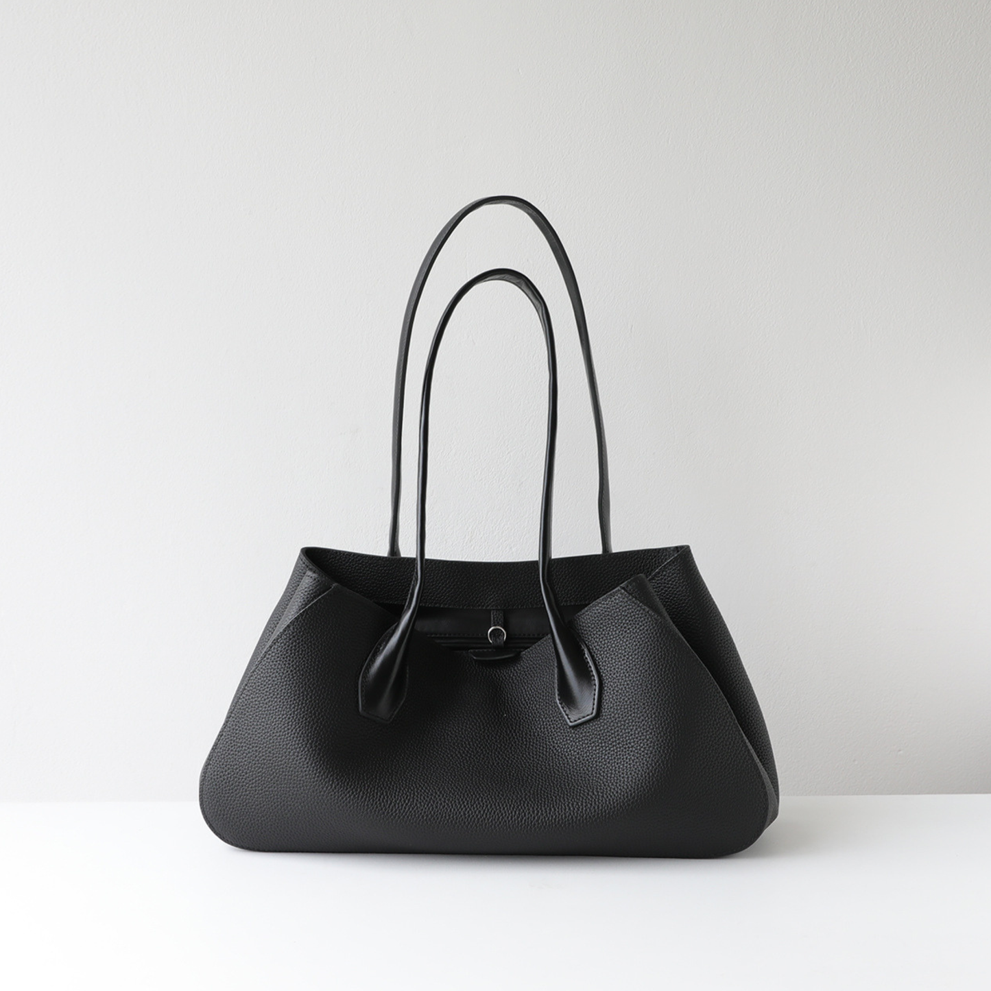 Alger Geometric Inspired Leather Shoulder Bag