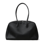 Classic Large Leather Bowling Bag