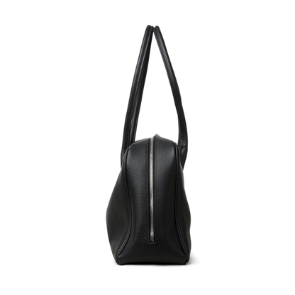 Classic Large Leather Bowling Bag
