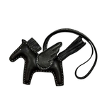 Trendiesty Winged Leather Horse Charm