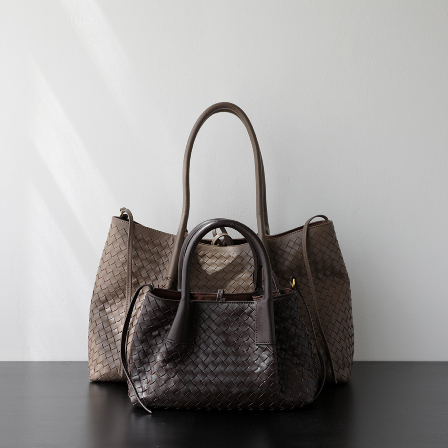 Die „Row-Margaux-inspirierte“ luxuriöse Leder-Tragetasche