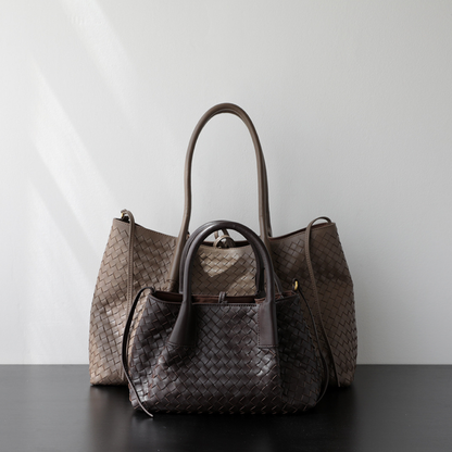 Die „Row-Margaux-inspirierte“ luxuriöse Leder-Tragetasche