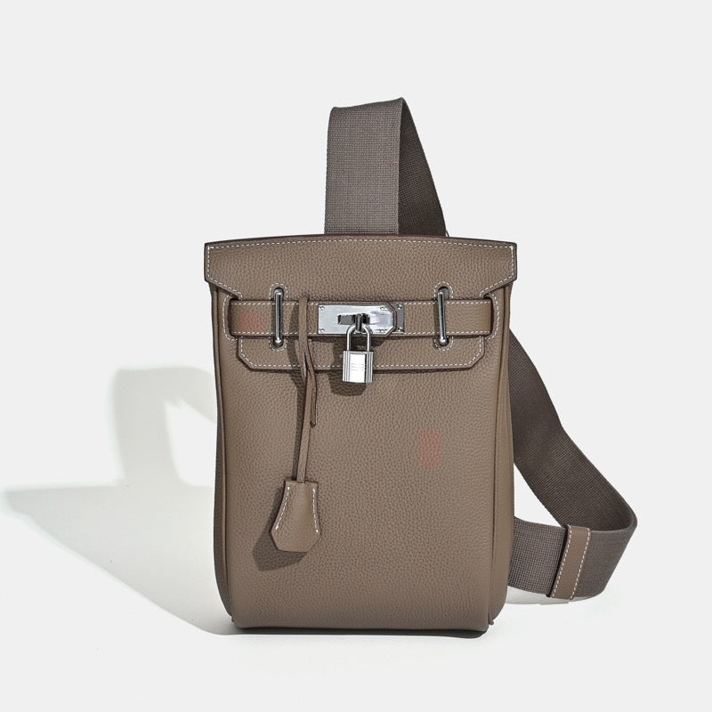 The Crossbody Leather Backpack