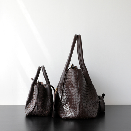 Die „Row-Margaux-inspirierte“ luxuriöse Leder-Tragetasche