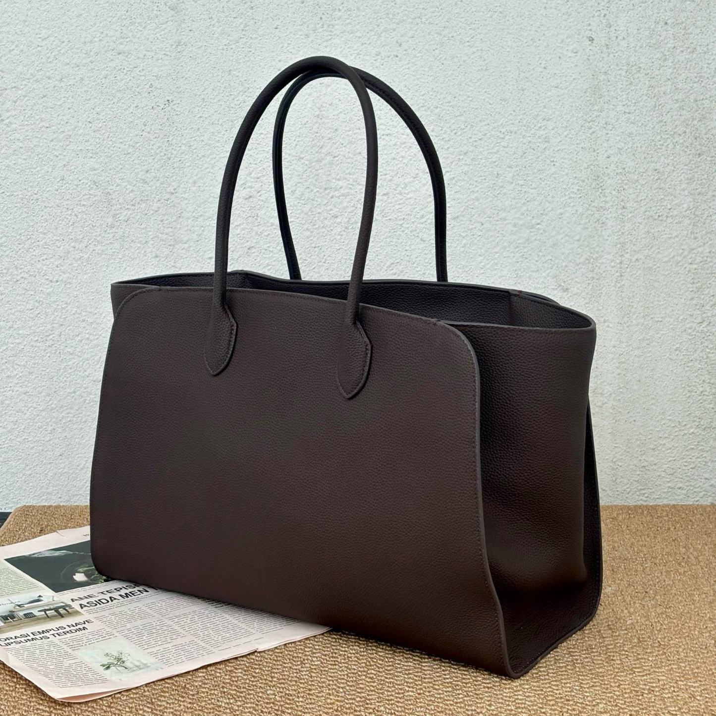 Large Luxurious Leather Tote Bag