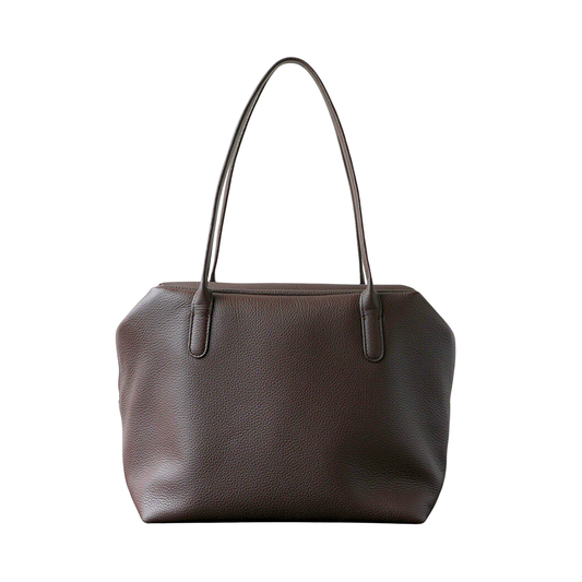 Minimalist Henri Inspired Soft‑Grain Leather Tote Bag