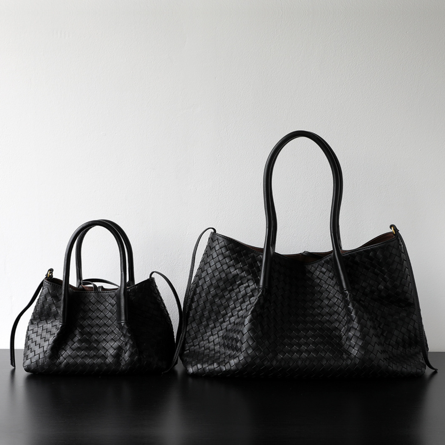 Die „Row-Margaux-inspirierte“ luxuriöse Leder-Tragetasche