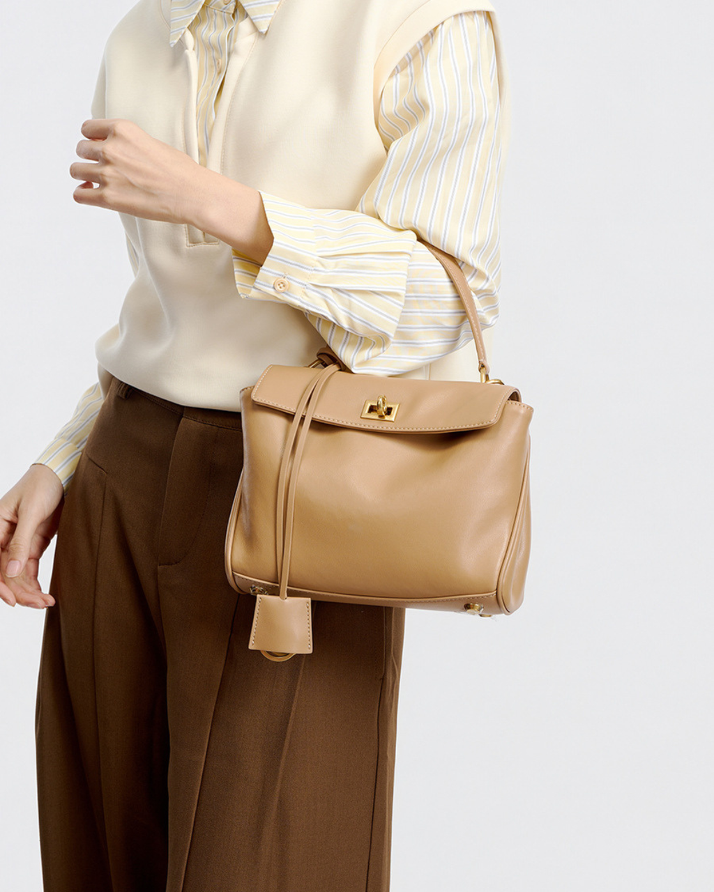 Minimalist Luxurious Soft Leather Handbag