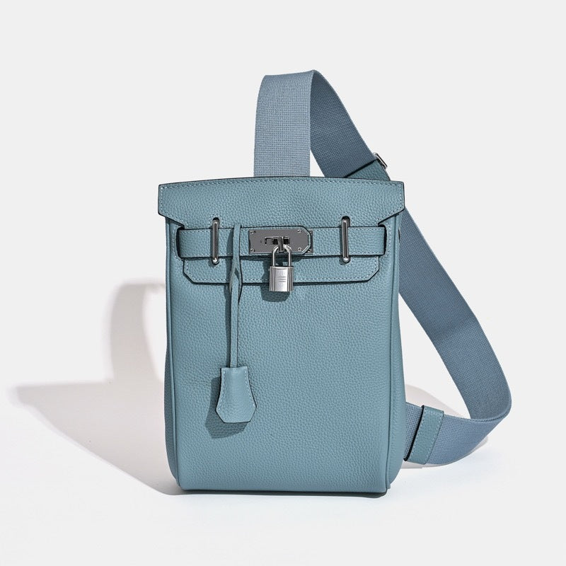 The Crossbody Leather Backpack