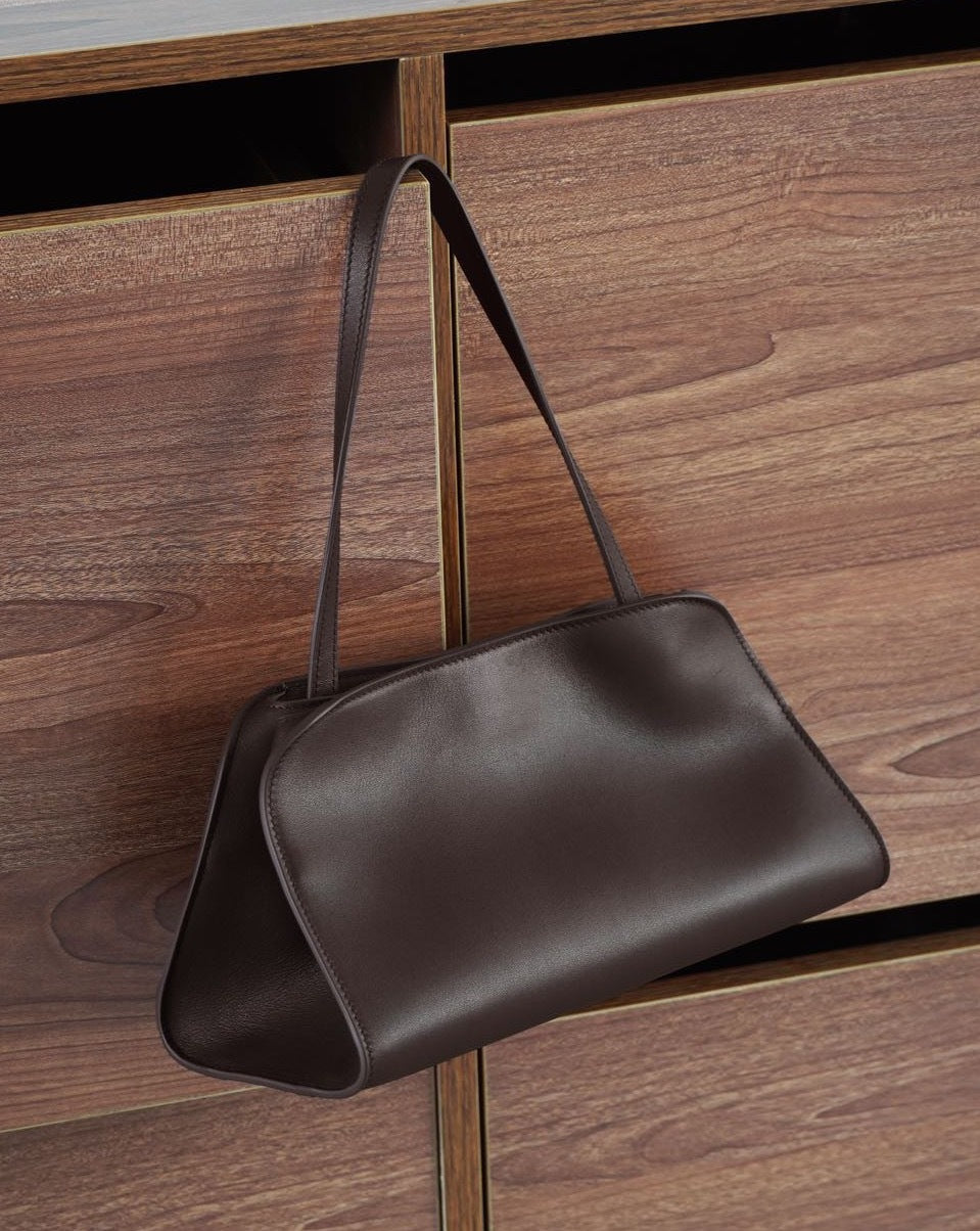 The Peggy Inspired Leather Shoulder Bag