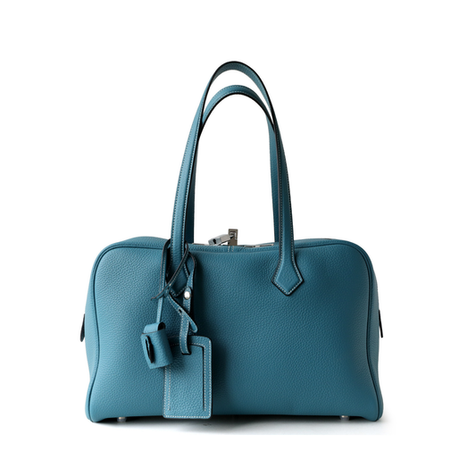 Victoria Style Classic Leather Shoulder Bag