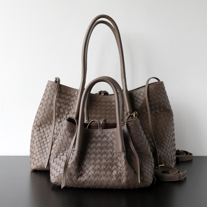 Die „Row-Margaux-inspirierte“ luxuriöse Leder-Tragetasche