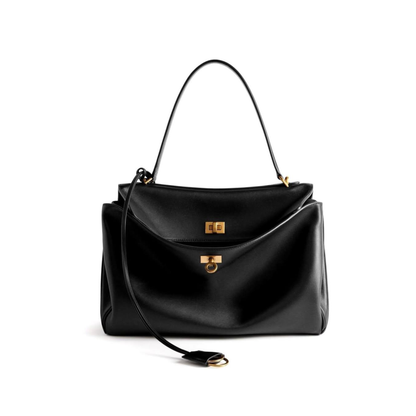 Bolso de mano de piel inspirado en BALENCIAGA-RODEO para mujer