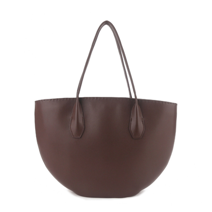 Alger Inspired Structured Leather Tote Bag