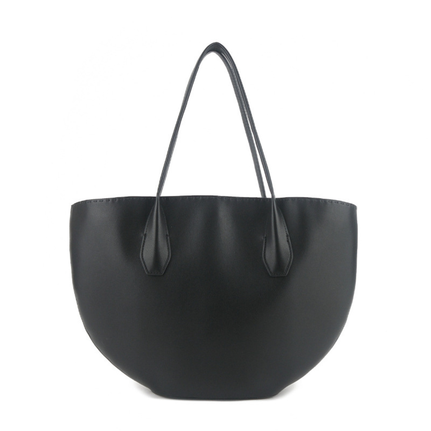 Alger Inspired Structured Leather Tote Bag