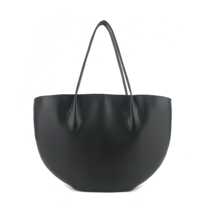 Alger Inspired Structured Leather Tote Bag