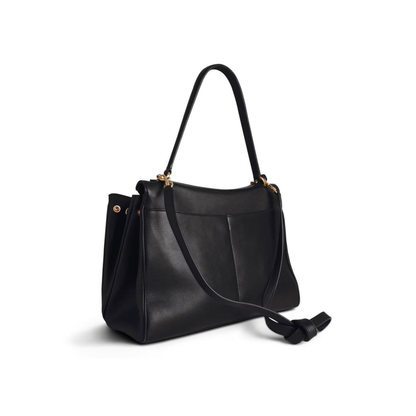 Bolso de mano de piel inspirado en BALENCIAGA-RODEO para mujer