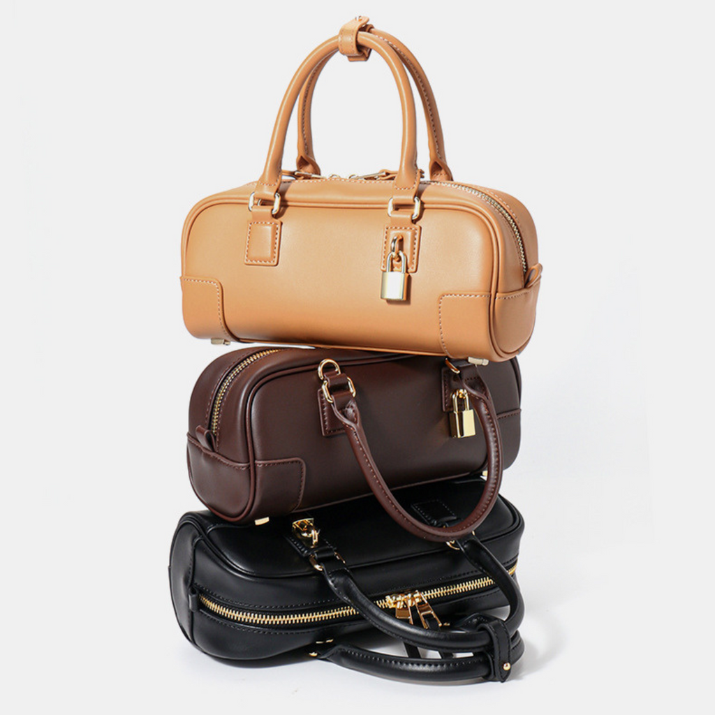 Bolso de mano de piel inspirado en BALENCIAGA-RODEO para mujer