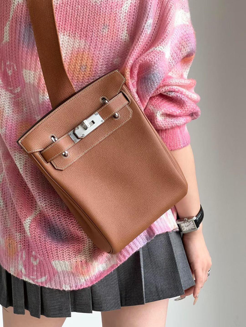 "Rose Island" Leder Crossbody