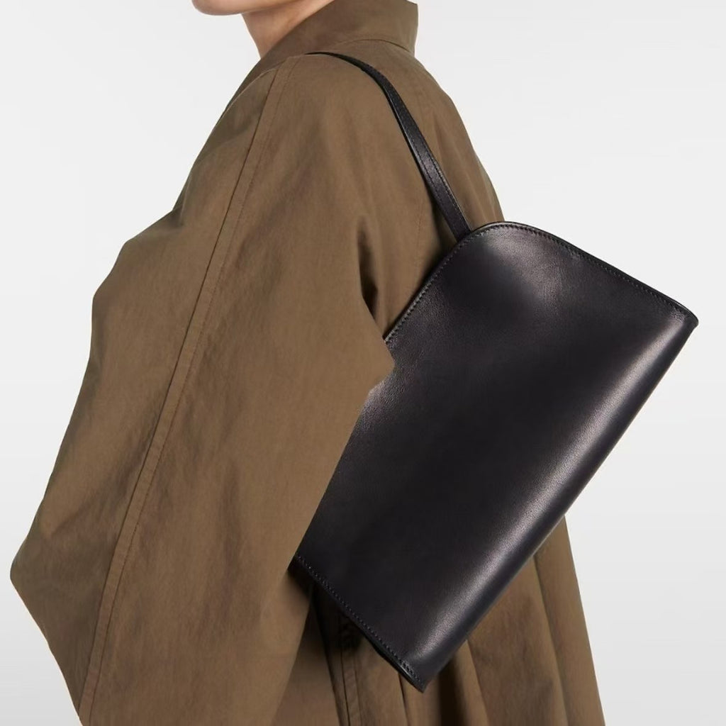 The Peggy Inspired Leather Shoulder Bag