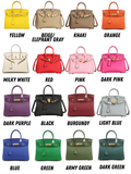 Bespoke handcrafted leather handbag