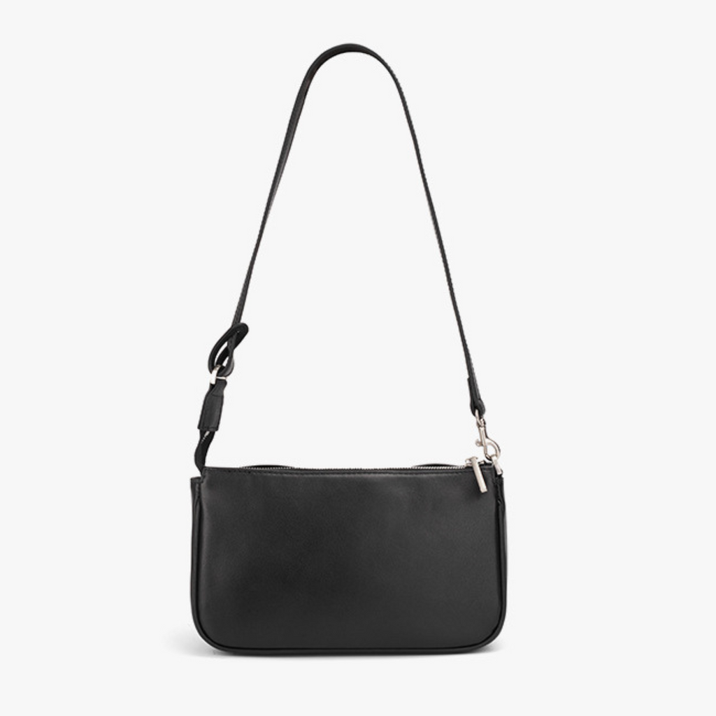 Nano Sling‑Style Leather Shoulder Bag with Flap