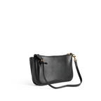 Nano Sling‑Style Leather Shoulder Bag with Flap