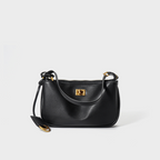 Nano Sling‑Style Leather Shoulder Bag with Flap