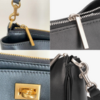 Nano Sling‑Style Leather Shoulder Bag with Flap