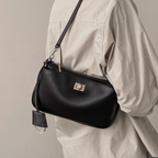 Nano Sling‑Style Leather Shoulder Bag with Flap