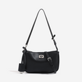 Nano Sling‑Style Leather Shoulder Bag with Flap