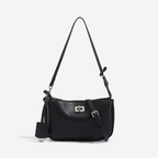 Nano Sling‑Style Leather Shoulder Bag with Flap