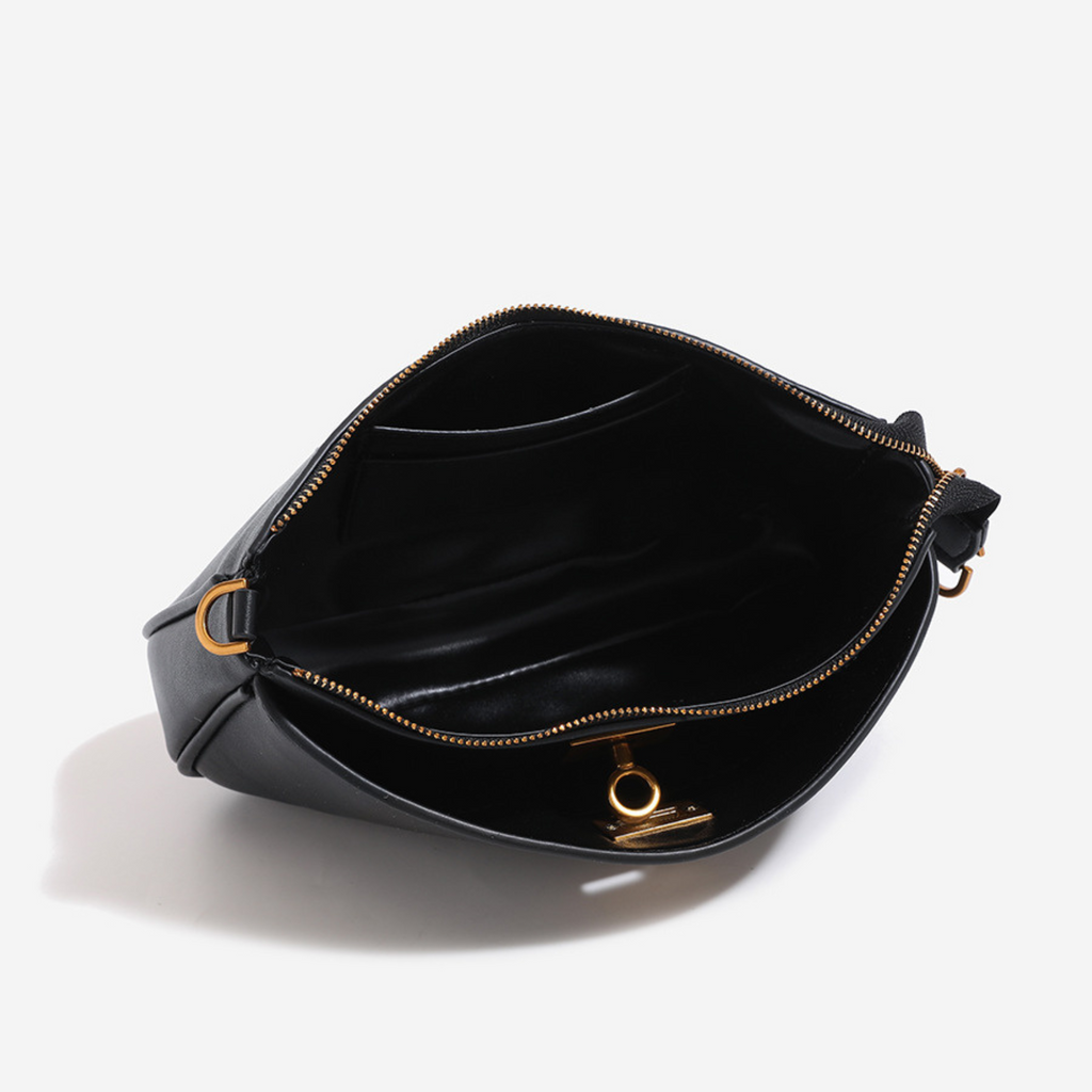 Nano Sling‑Style Leather Shoulder Bag with Flap