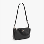 Nano Sling‑Style Leather Shoulder Bag with Flap