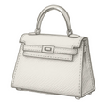 Structured Handcrafted classy leather handbag